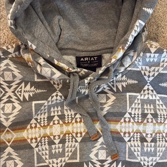Ariat X Pendleton Gray Hoodie - Picture 2 of 6
